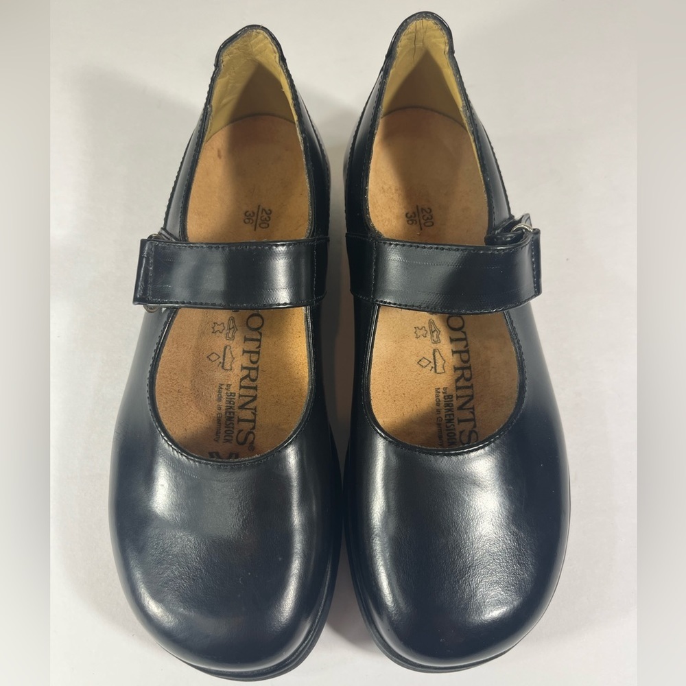Birkenstock Black Leather Mary Jane Women's EUC Size 32 (US 5-5.5)